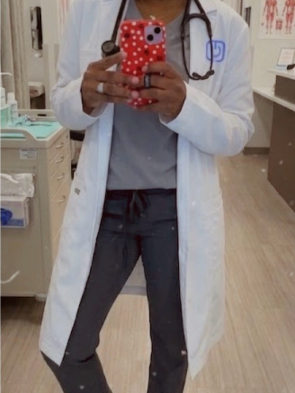 White Medical Lab Coat  - Professional Long Coat